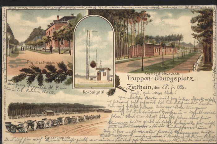Zeithain Truppenübungsplatz Planitzstrasse Korbs