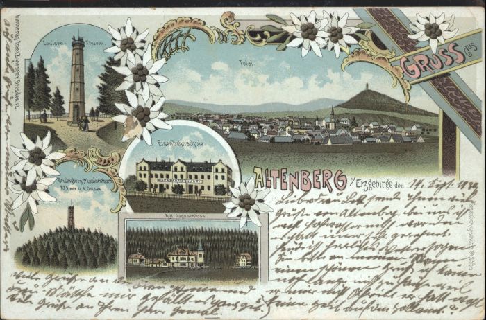 Altenberg Erzgebirge Altenberg Louisenturm Eisenbahnschule J