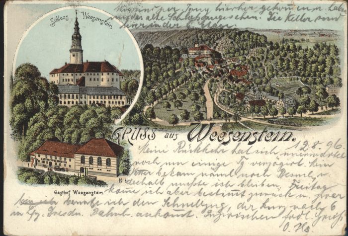 Weesenstein Schloss Weesenstein Gasthof