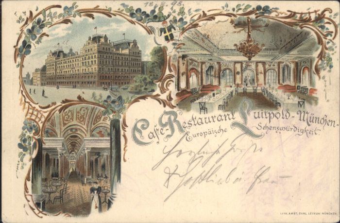 Muenchen afe Restaurant Luitpold