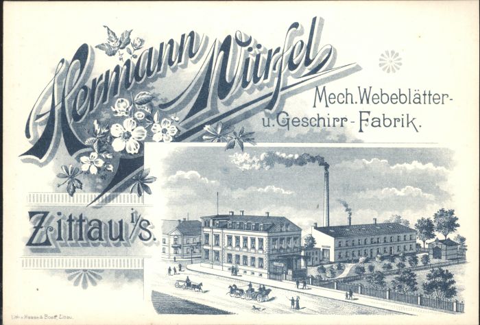 Zittau Hermann Würfel Geschirrfabrik