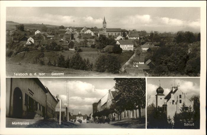 Teisbach Marktplatz Schloss