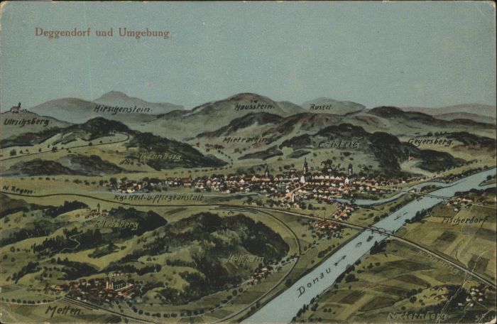 Deggendorf Donau Panorama