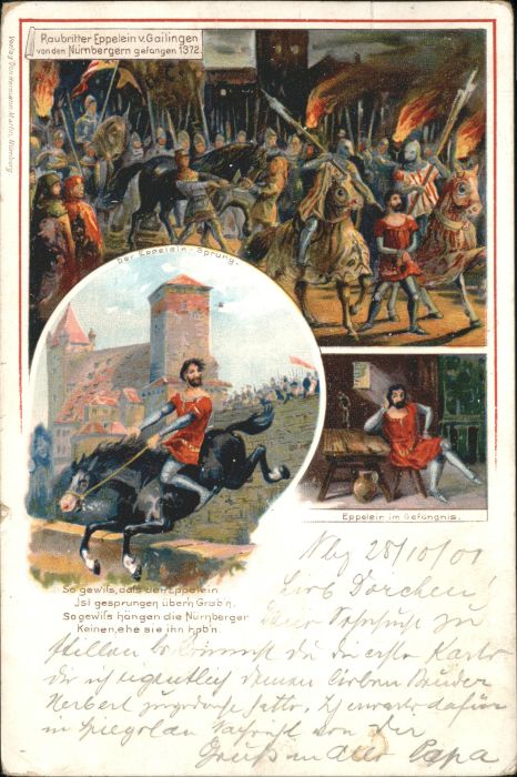 Nuernberg Raubritter Eppelein Eppeleinsprung