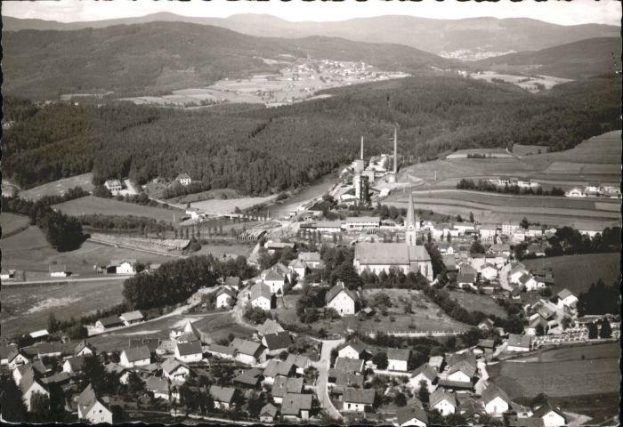 Teisnach Regen Bayern Fliegeraufnahme