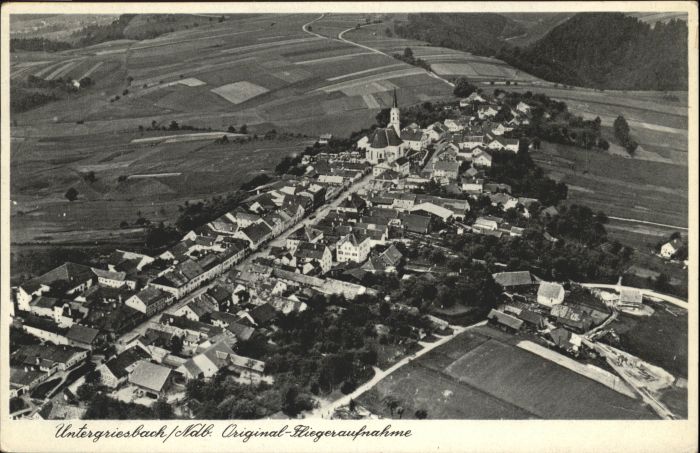 Untergriesbach Niederbayern Fliegeraufnahme