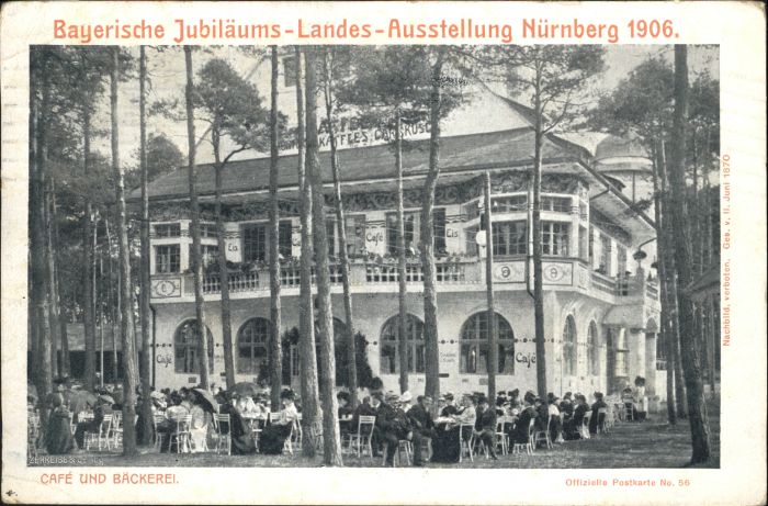 Nuernberg Jubiläumsausstellung Cafe Bäckerei