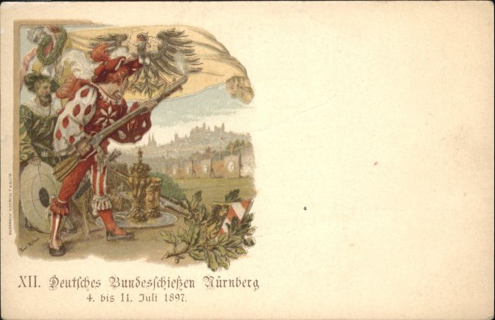 Bundesschiessen Deutsches Bundesschiessen Ganzsache