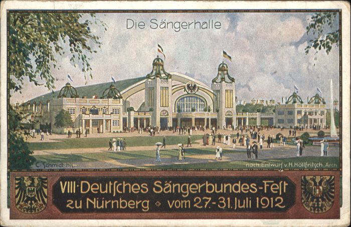 Nuernberg Sängerhalle Deutsches Sängerbundesfest