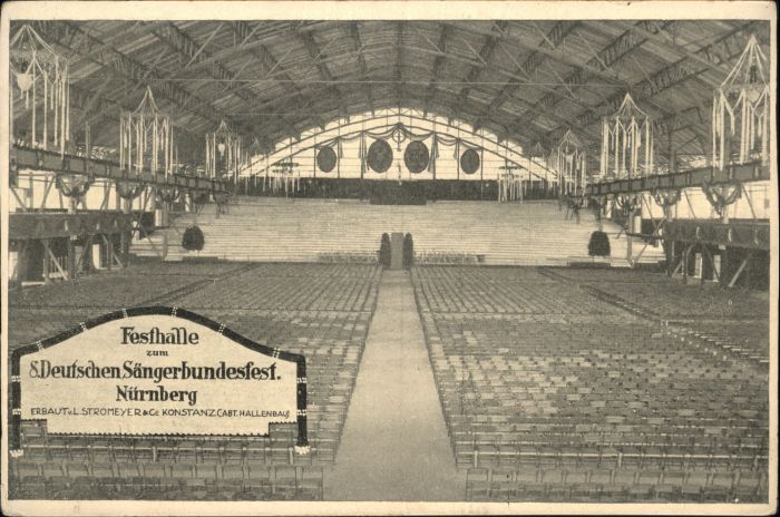 Nuernberg Festhalle Sängerbundesfest