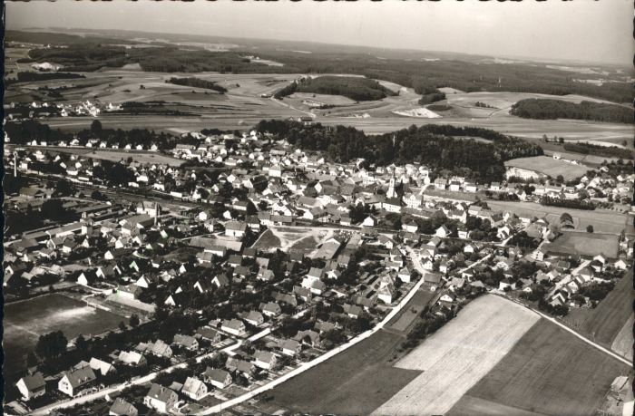 Ergoldsbach Landshut Bayern Fliegeraufnahme