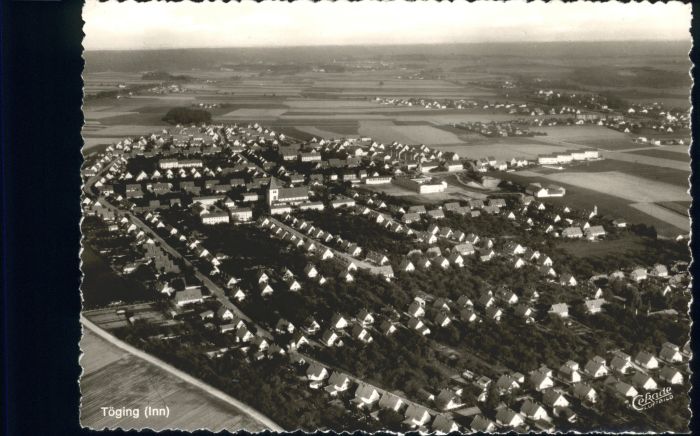 Toeging Inn Fliegeraufnahme