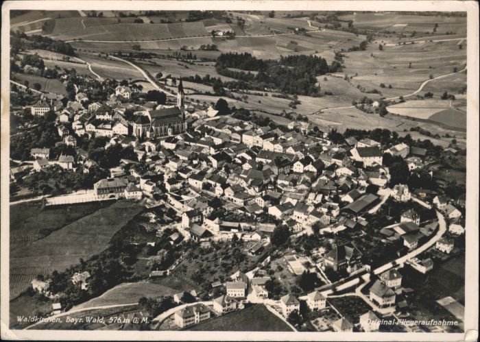 Waldkirchen Niederbayern Fliegeraufnahme