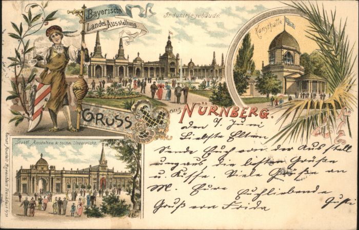 Nuernberg Landesausstellung Industriegebäude Kuns