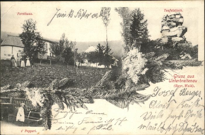 Unterbreitenau Geslau Forsthaus Teufelstisch