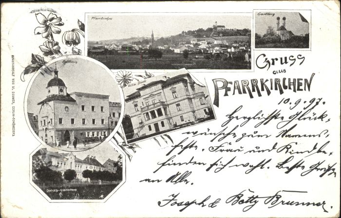 Pfarrkirchen Niederbayern Rathaus Gartlburg