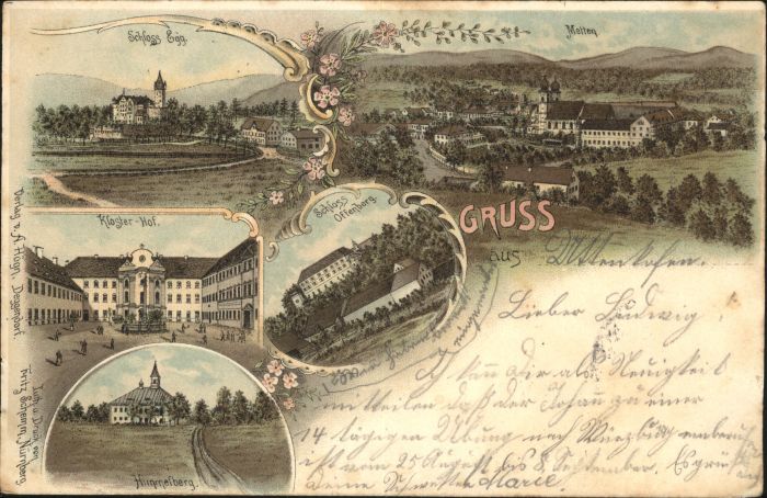 Metten Donau Schloss Egg Klosterhof Schloss Offenber