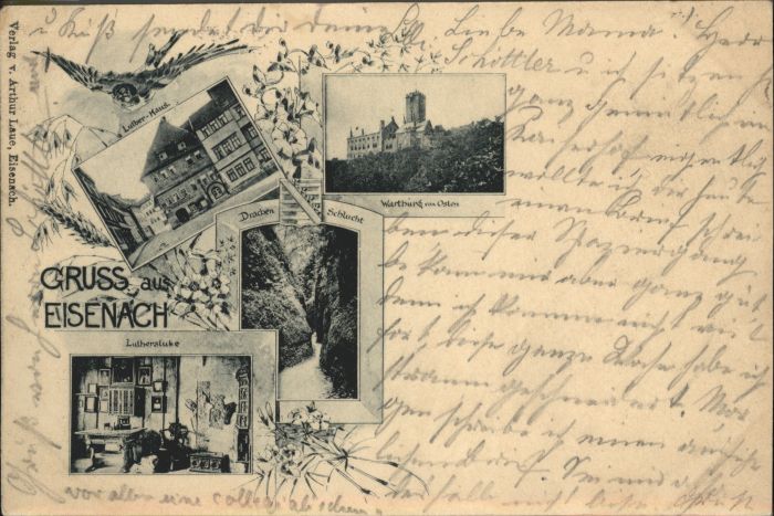 Eisenach Thueringen Wartburg Drachen Schlucht