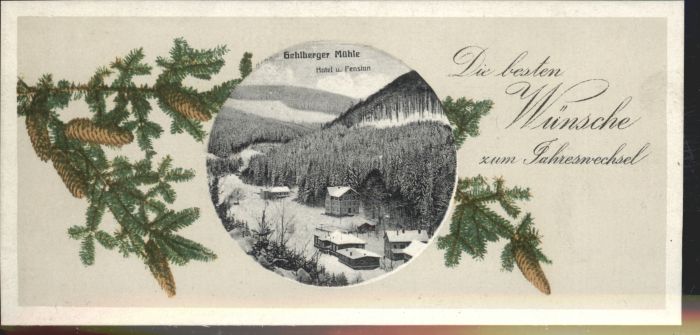 Gehlberg Mühle Tannenzapfen