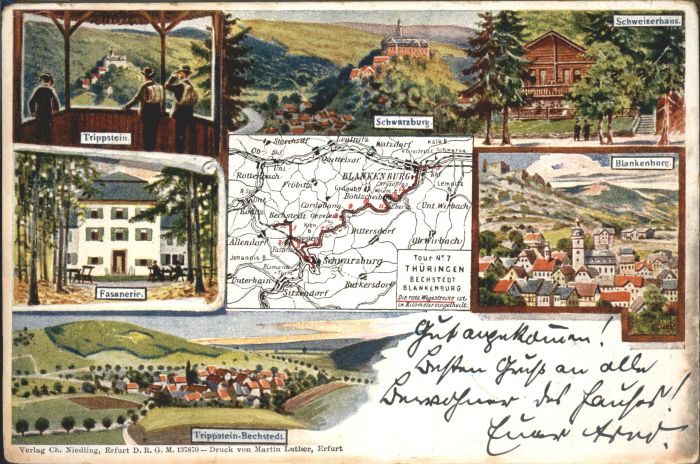 Bad Blankenburg Fasanerie Trippstein Schwarzburg Schwei