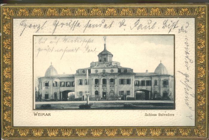 Weimar Thueringen Schloss Belvedere