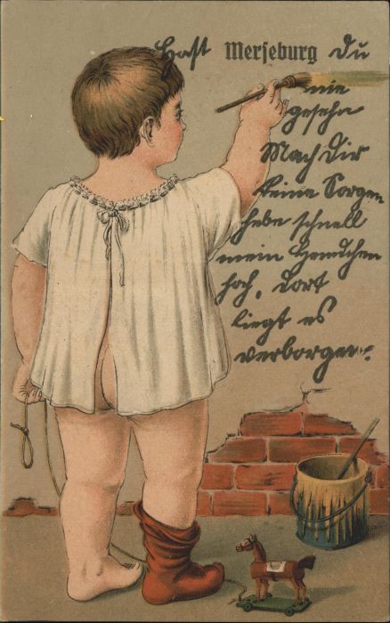 Merseburg Saale Kind Leporello