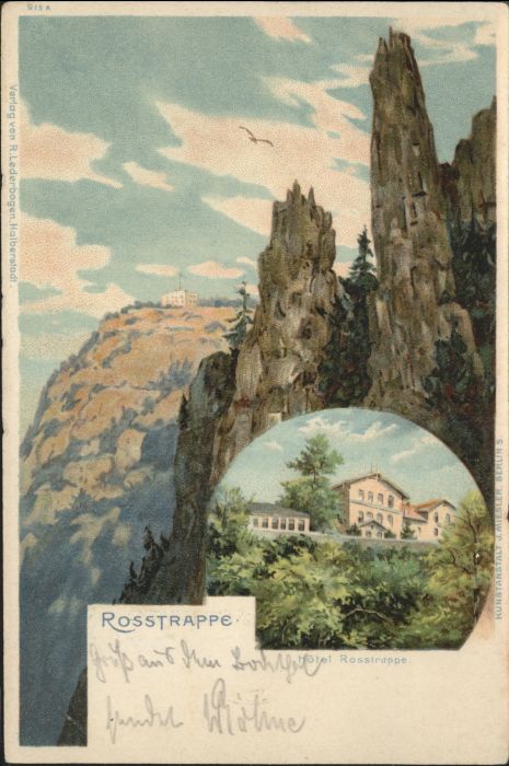 Thale Harz [Stempelabschlag] Rosstrappe