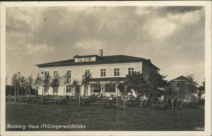 Gotha Thueringen Boxberghaus Thüringerwaldblick