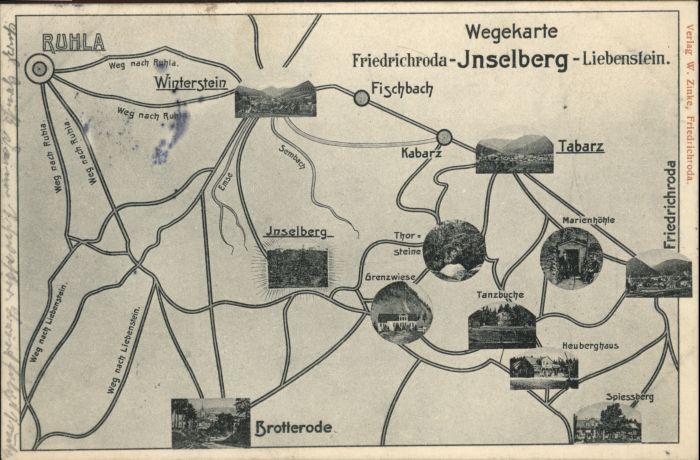 Friedrichroda Inselberg Liebenstein Ruhla