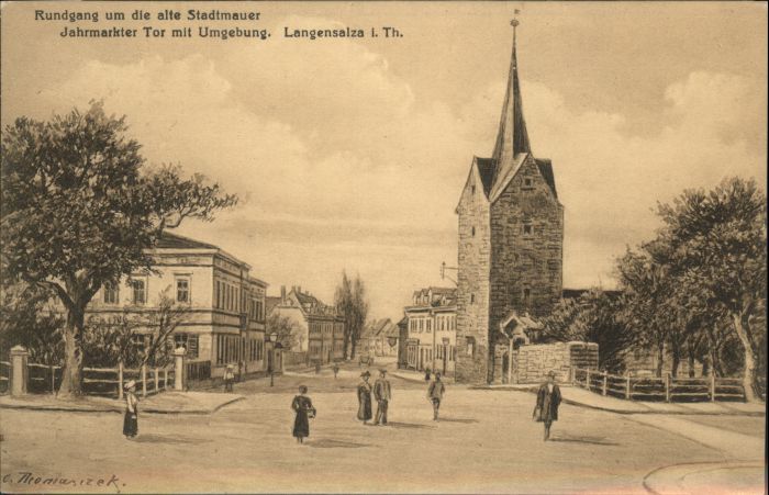 Bad Langensalza Jahrmarkt Tor Umgebung