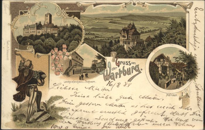 Wartburg Burg EISENACH Landgrafenhaus