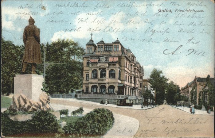 Gotha Thueringen Friedrichstrasse