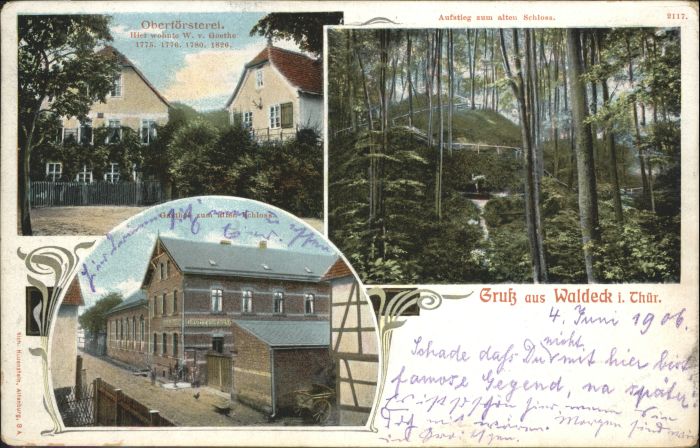 Waldeck Stadtroda Oberförsterei