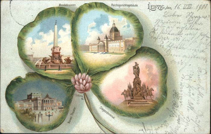 Leipzig Reichsgerichtsgebäude Sieges Denkmal Th