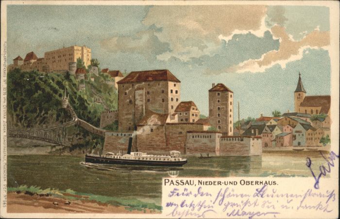 Passau Nieder Oberhaus Schiff