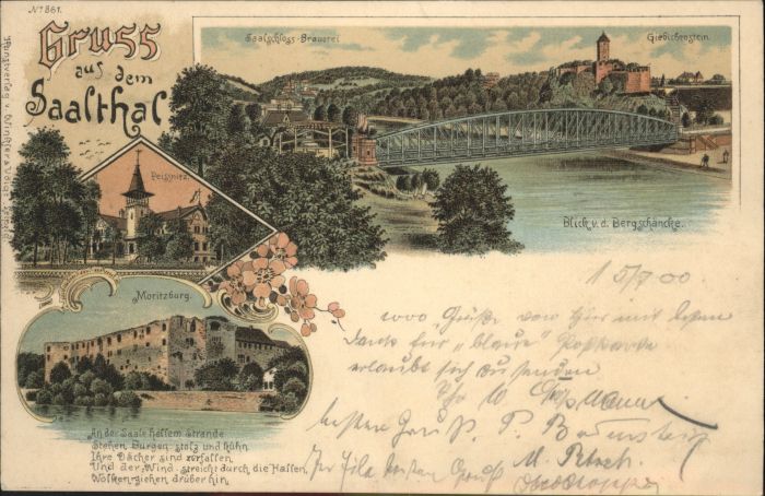 Halle Saale Saalthal Saalschloss-Brauerei Moritzbur