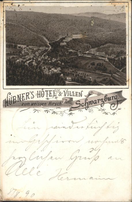 Schwarzburg Thueringer Wald Hübners Hotel Villen