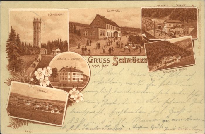 Schmuecke Bahnhof Schneekopf Schloss  Gehlberger