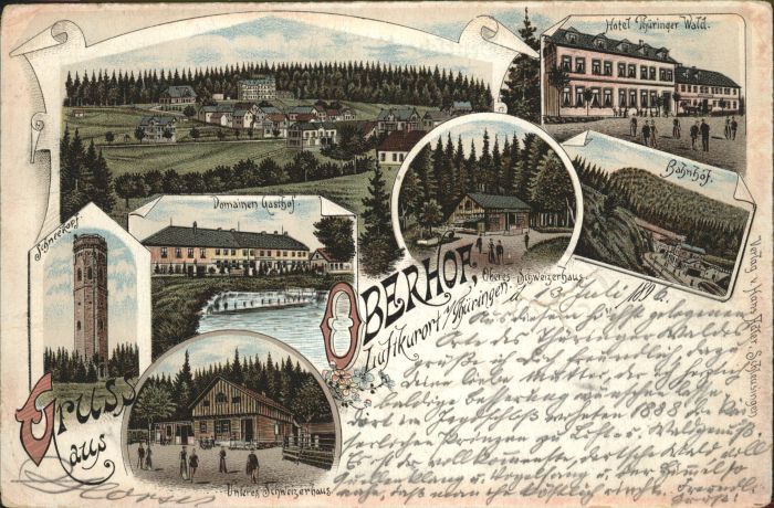 Oberhof Thueringen Hotel Thüringer Wald Bahnhof Schweizerh