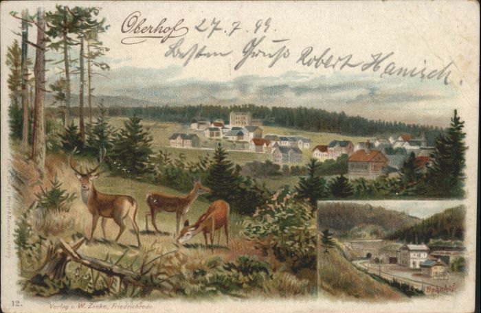 Oberhof Thueringen Reh