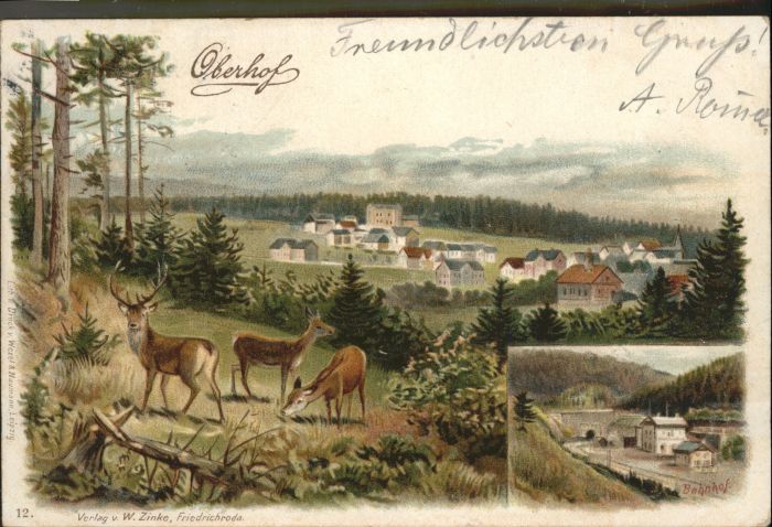 Oberhof Thueringen Reh
