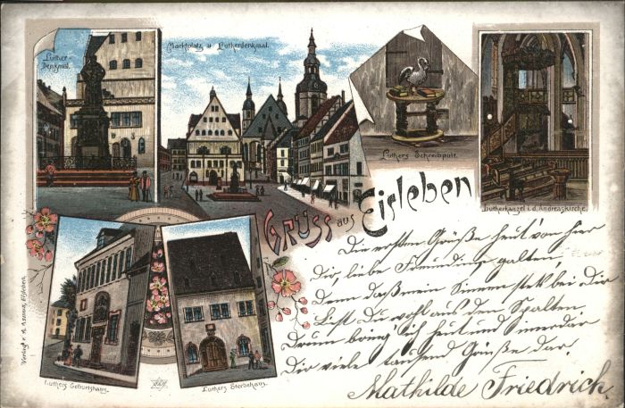 Eisleben Luther Sterbehaus Luther Denkmal