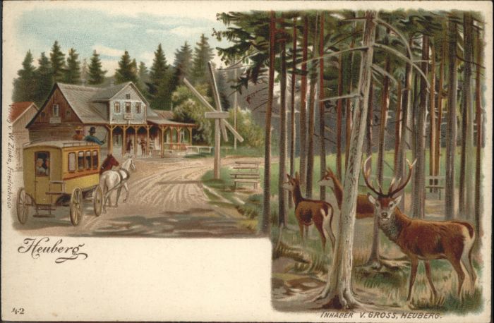 Friedrichroda Heuberg Kutsche Reh