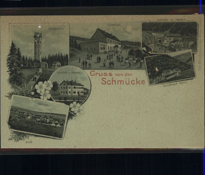 Schmuecke Schloss Schneekopf Bahnhof Gehlberger M