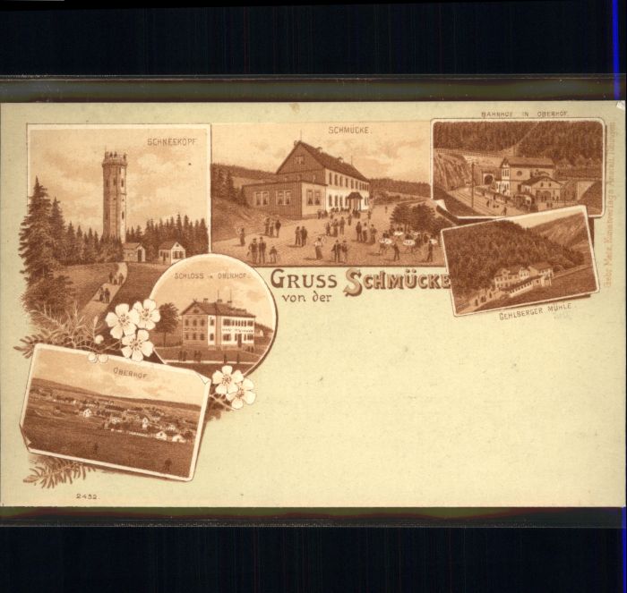 Schmuecke Schloss Oberhof Schneekopf Bahnhof Gehl