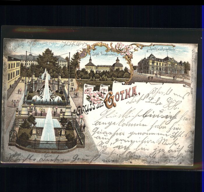 Gotha Thueringen Schloss Friedenstein Landesgerichtsgebä