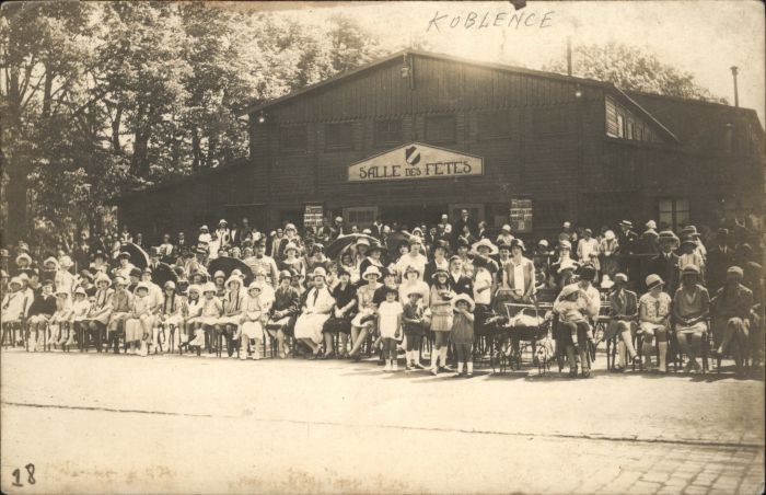 Koblenz Rhein [Handschriftlich] Salle des Fetes
