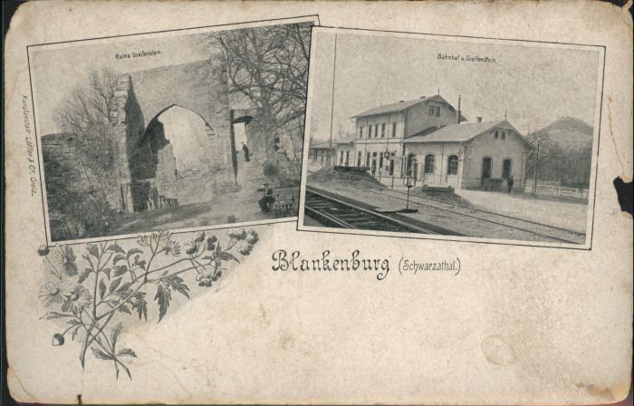 Bad Blankenburg Bahnhof Greifenstein Ruine