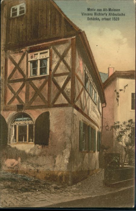 Meissen Elbe Sachsen Alt-Meissen Vincens Richter Schänke