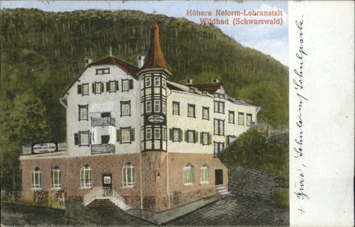 Wildbad Schwarzwald Reformlehranstalt